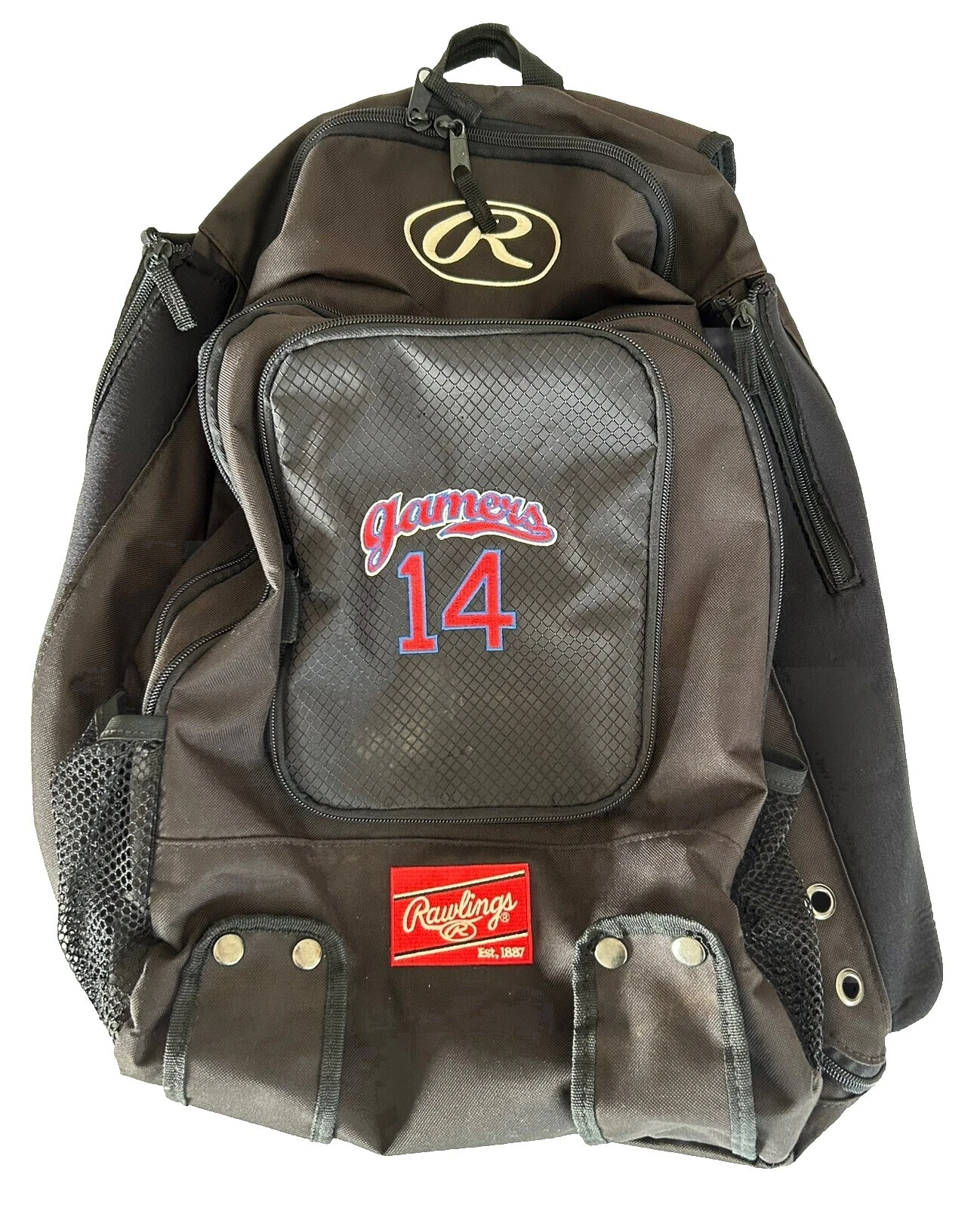 Черные рюкзаки Rawlings сумки для оборудования