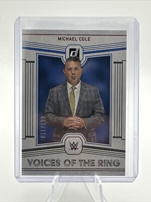 2023 Chronicles WWE Voices Of The Ring Michael Cole Red Parallel /199