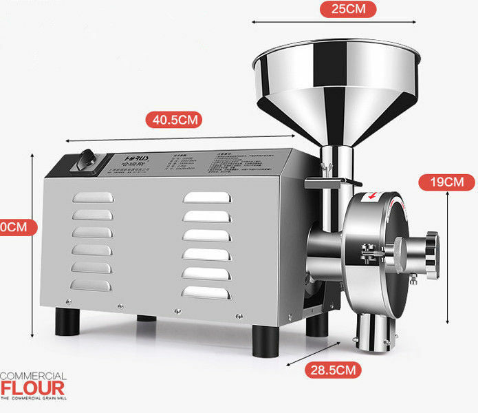commercial tobacco grinder Automatic Continuous Mill Herb Grinder, Coarse Cereal Pulverizer,40kg/h,