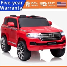 Two Seater Kids Ride On Truck 3 Speeds Led Lights Music  Horn Spring Suspension