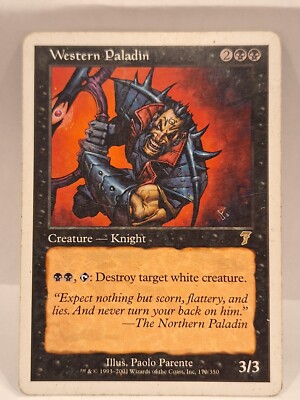 【旧枠Foil】西の聖騎士/Western Paladin 7ED 英1日1 旧枠Foil】西の聖騎士/Western Paladin 7ED 英1日1 - メルカリ