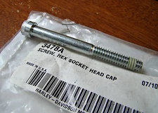HARLEY 3478A HEX SOCKET HEAD CAP SCREW OEM NOS