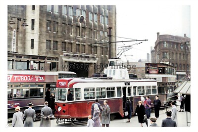 ptc3464 - Yorks - Spezialwagen Straßenbahn außerhalb des Stadtbahnhofs, Leeds - Druck 6x4