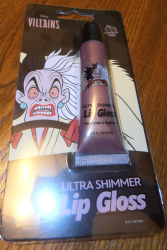 Disney Villains Cruella Ultra Shimmer Lip Gloss Cruelty Free Hydrating NIP - Picture 2 of 3