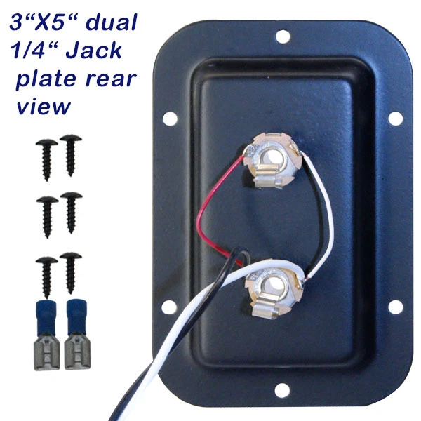 Guitar cabinet 2024 jack plate
