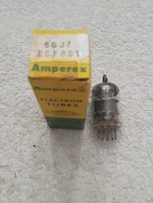 NOS Amperex 6GJ7 / ECF801 Vacuum Tube 