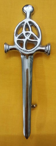 Scottish Kilt Pin Various Design Chrome/Highland Kilt Pins Metal 4''/Pin Brooch - Picture 17 of 36