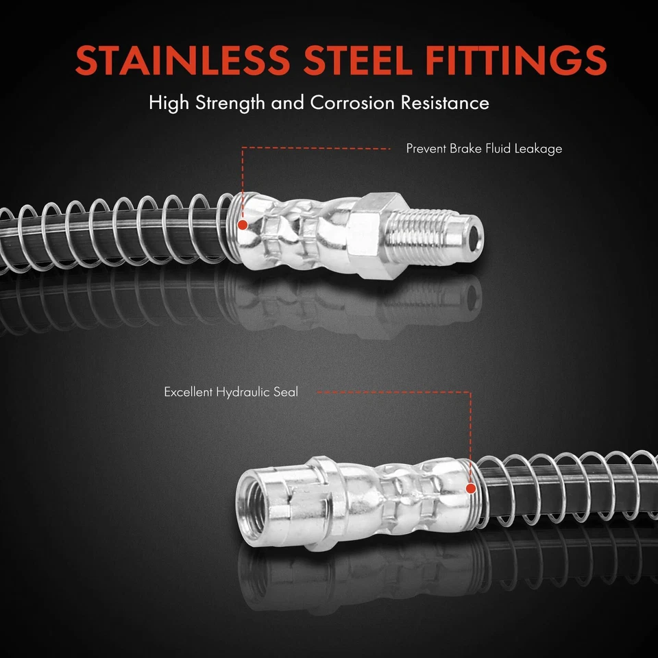 Manguera hidráulica de freno para Mercedes-Benz AMG GT 17-19 AMG GT S SLS AMG 11-19 trasera Foto 4 de 4