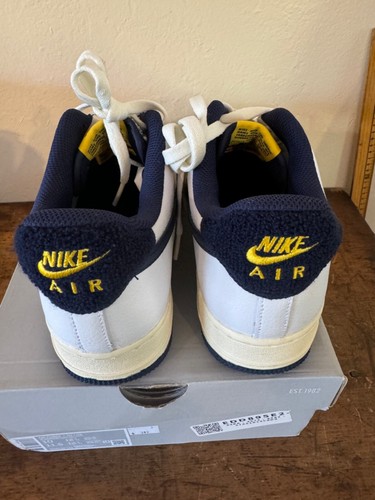 Nike Air Force 1 '07 LV8 'Varsity Jacket - Michigan' DO5220-141 - Picture 4 of 6