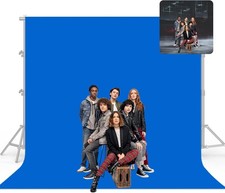 10x20Ft Blue Chromakey Backdrop for Photography, Blue Screen for Product Port...