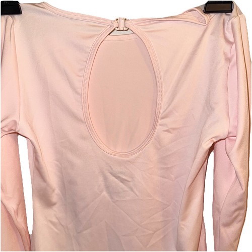 Gymnastics Dance Pink Leotard Long Sleeve by Justice Never Worn Large 10/12 - 第 4/4 張圖片