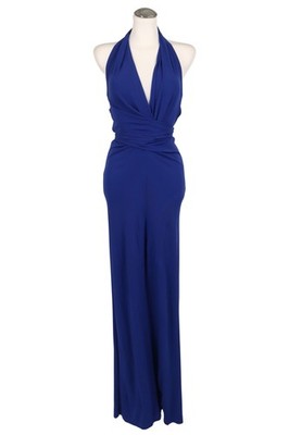 Diane von Furstenberg Damen Jumpsuit Gr. 30 (US 0) Blau NEU Viskose Overall