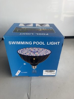 RGBW LED Swimming Pool Light Bulb Color Modes IP68 Waterproof