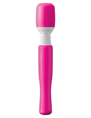 Wanachi Pink Multi Speed Waterproof Mini Wand Massager by Pipedream Products