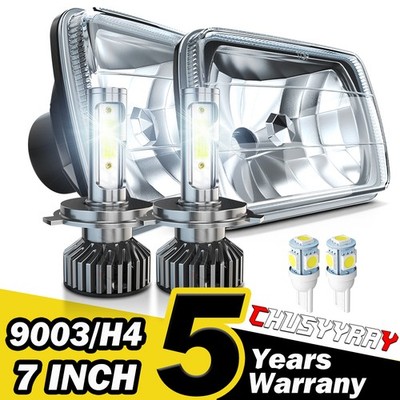 2pc 7x6'' Led Headlights Sealed High-Low Beam H4 for Mitsubishi Mighty Max Pickup