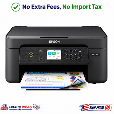 Epson - Expression Home XP-4200 All-in-One Inkjet Printer - Black, C11CK65201