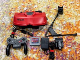 Nintendo Virtual Boy Console and Pinball Bundle New Ribbon Cable Installed!