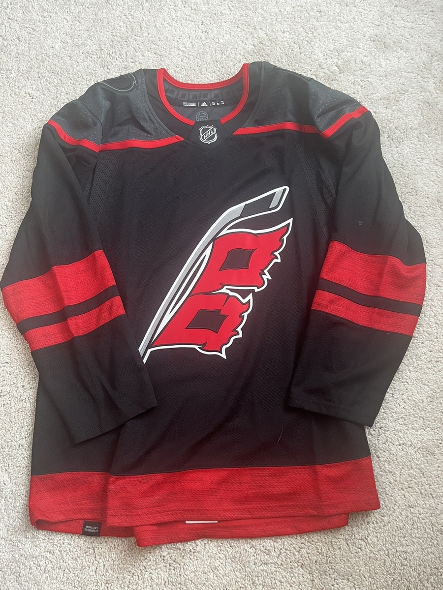 Adidas Primegreen Carolina Hurricanes Hockey Jersey Size 52 | eBay