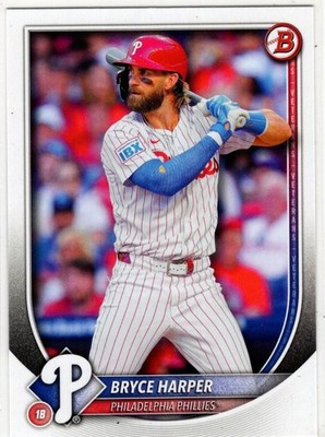 2025 Topps Bowman Baseball Bryce Harper No. 3 Philadelphia Phillies
