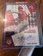 ALEC BOHM RC AUTO 2021 Panini Mosaic Prizm RC Auto FACTORY SEALED. 🔥MINT🔥