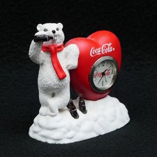 coca cola polar bear clock products for sale | eBay
