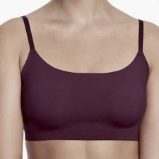 MAIDENFORM Pure Comfort Scoop Padded Maroon Wireless Bra Bralette Womens Sz S M