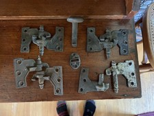 Antique Cast Iron Door Hinge Pieces