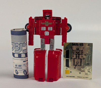 1980's Bandai Machine Robo Best Of Five Rest-Q   Complete Action Figure Gobots