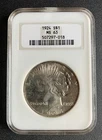 1924-P $1 PEACE SILVER DOLLAR "PHILADELPHIA MINT" NGC MS63