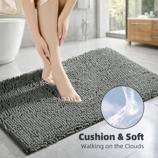 Non Slip Bath Mat Extra Large Bathroom Rug Toilet Pedestal Mats Water Absorbent