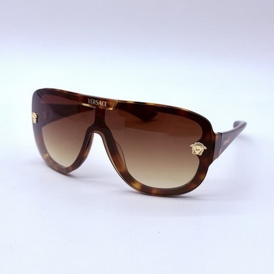 Versace Women’s Shield Sunglasses in Gradient Brown Versace 2239 1002/13 Sunglasses Women main image 4