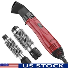 1200W Ionic Ceramic Hot Air Styling Kit Soft Curls Volume Blow Dryer Brush New