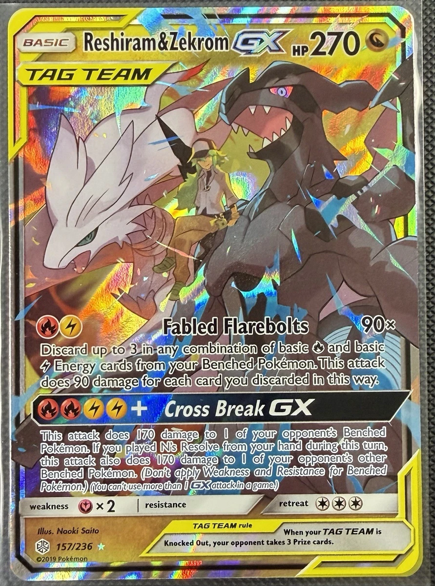 rare zekrom pokemon card ex (Secret Rare) your opponent takes 2 Prize cards. Pokemon Shining Legends Card: ZEKROM