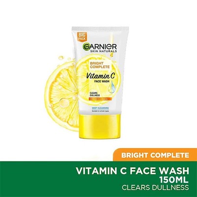 Garnier Skin Naturals Bright Complete Vitamin C Face Wash - Vitamin C Face Wash
