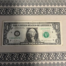 July 27 2001 Birthday/Anniversary Star note Rare 250,000 Run 250,00 Total Print