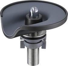 High Pressure Glass Rinser Kitchen Sink Cup Washer 360 Spray Built In- Gray