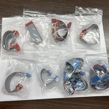 16 pin ribbon cable Lot, Augat, Inc. TE Connectivity, 16 Pin Male