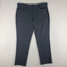 Walter Hagen Pants Mens 40x30 Dark Gray Performance Majors 11 Tech Golf Chino *