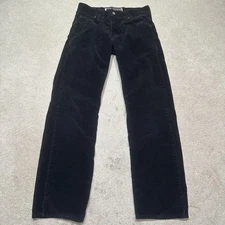 Levis 569 Corduroy Low Loose Fit Jeans Mens 30x32 Black