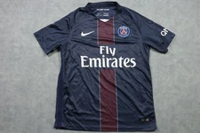 Paris Saint-Germain Jersey Mens Small Blue Soccer Nike Dri-Fit Verratti 6 PSG