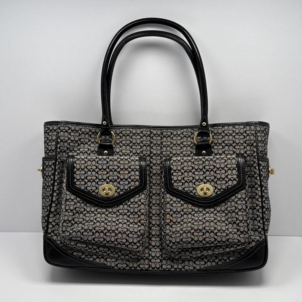 Coach Turn Lock Tote Bags & Handbags for Women for sale | eBay