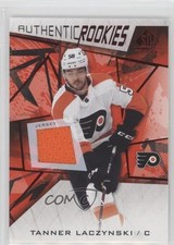 2021 Upper Deck SP Game Used Authentic Rookies Red Jerseys Tanner Laczynski 5a0