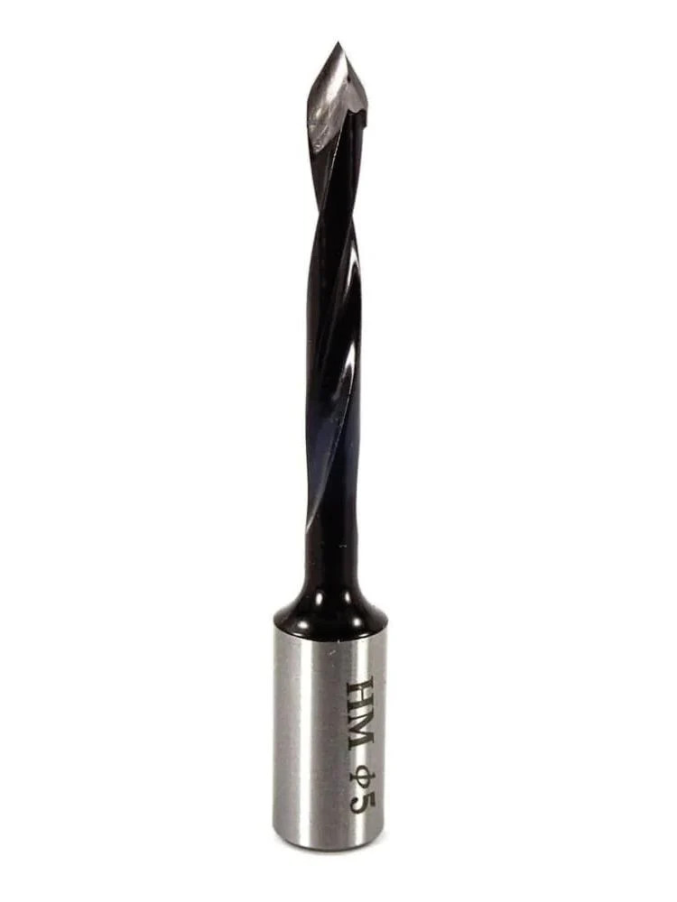 Whiteside DT5-70 Right Hand V-Point Dowel Drill 5mmCD, 70mmOAL