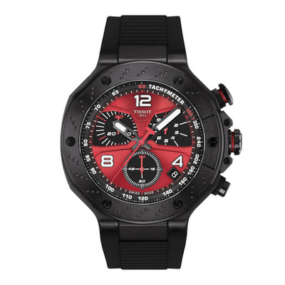 TISSOT T-RACE MOTOGP 2026 45 MM LE Quarz rotes Zifferblatt Uhr T141.417.37.42...