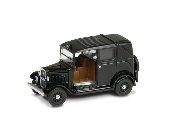 Austin Low Loader Taxi Schwarz 1:120 MaßStab Oxford Diecast 120AT001-image