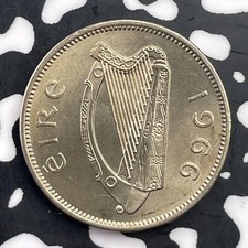 1966 Ireland 6 Pence Sixpence Lot#C4246 High Grade! Beautiful!
