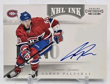 2011-12 Panini Contenders AARON PALUSHAJ RC NHL Ink Auto Montreal Canadiens #30