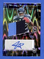 2023 Panini Spectra Radiant Rookie Patch Signatures Tyjae Spears #RAD-TSP #/70