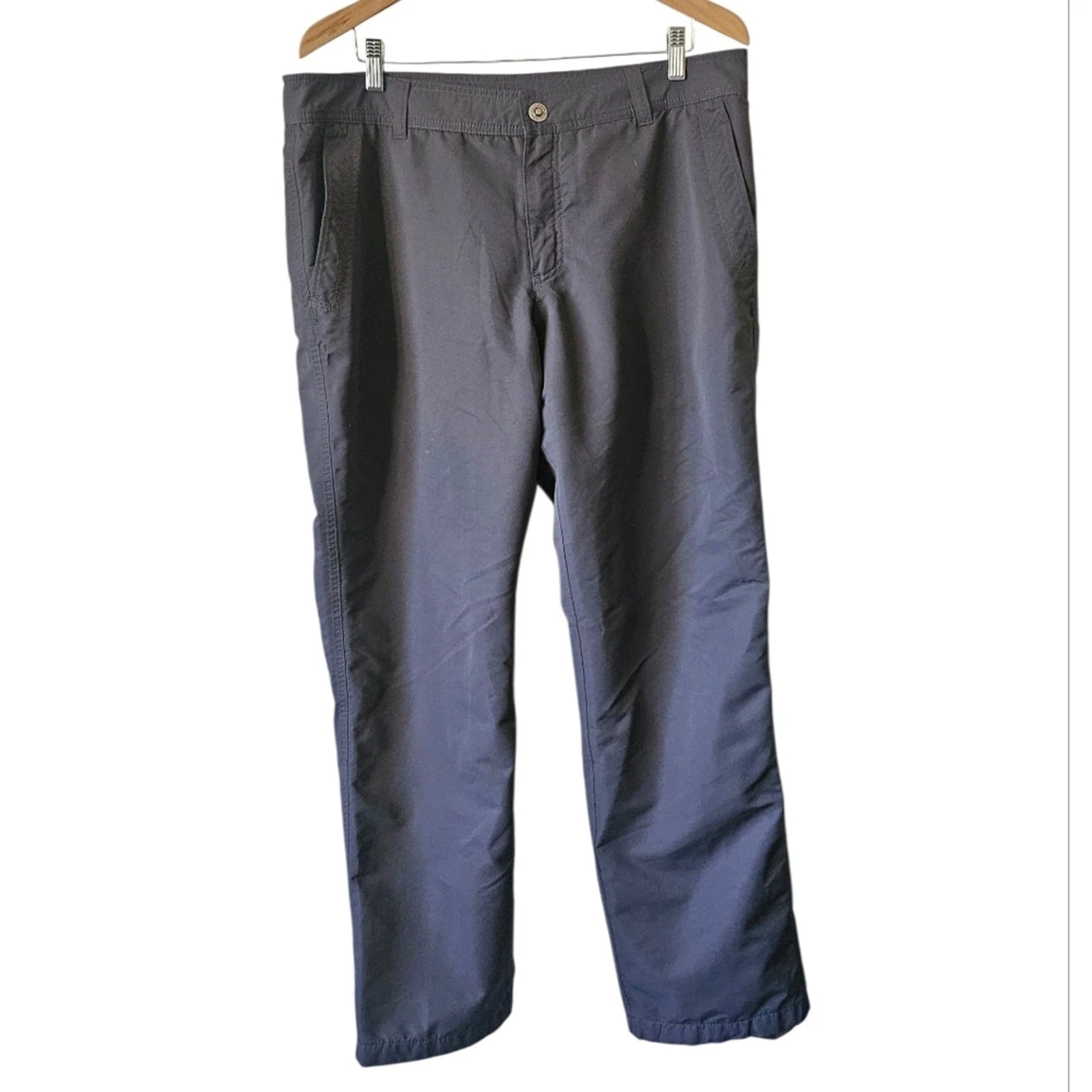 Columbia Men's South Canyon Omni-Tech Gray Waterproof Rain Hiking Pants, 38W×34L