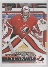 2018-19 Upper Deck UD Canvas Program of Excellence Samuel Montembeault Rookie RC